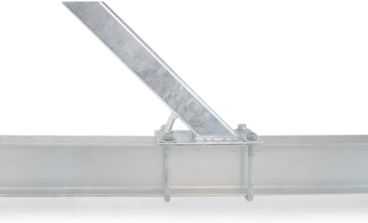 FreeAgain Adjustable Boat Trailer Bow Rest Catcher Assembly - Hot-Dip Galvanized Steel Post for Rust-Resistant Durability,fit for 3 Wide Trailer Tongues (3x3 or 3x4)